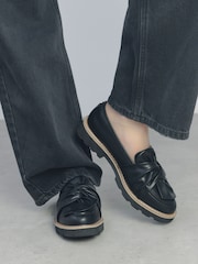 Moda in Pelle Eves Twisted Feature Comfort Loafers - Image 1 of 4