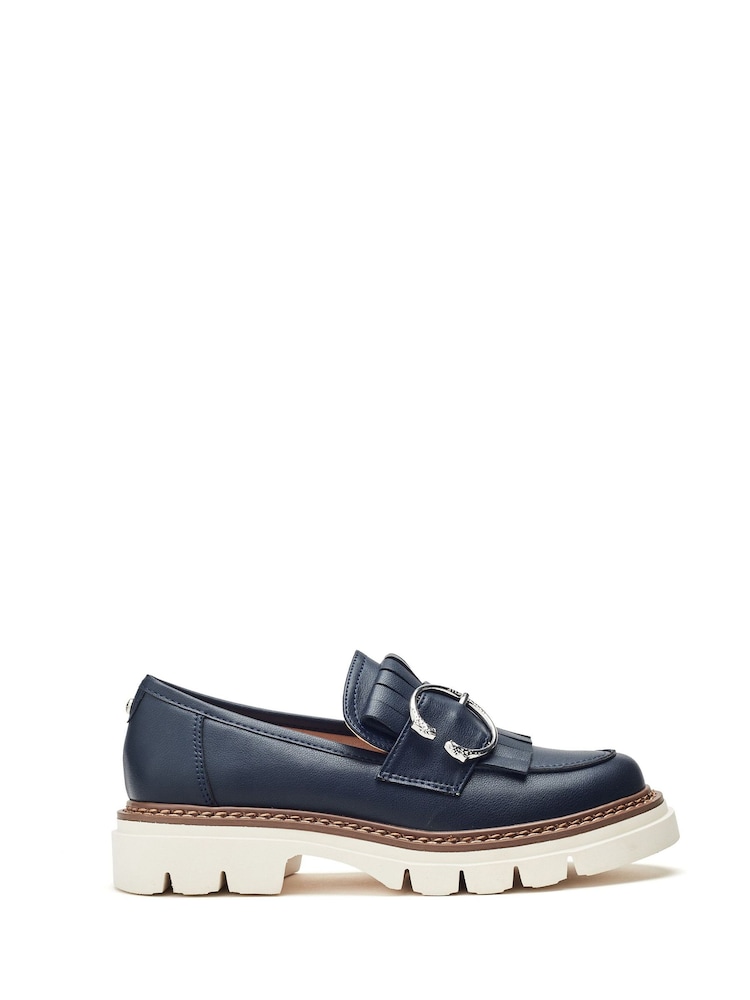 Moda in Pelle Dallia Snaffle Trim Chunky Loafers - Image 2 of 4