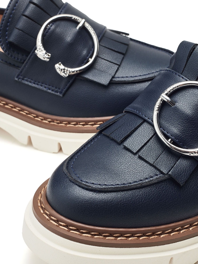 Moda in Pelle Dallia Snaffle Trim Chunky Loafers - Image 5 of 5 Moda in Pelle Dallia Snaffle Trim Chunky Loafers - Image 5 of 5