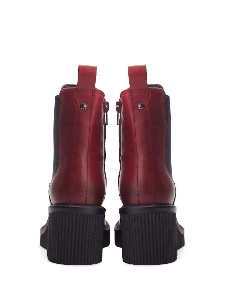 Moda in Pelle Audyn Crepe Wedge Chelsea Ankle Boots - Image 3 of 4