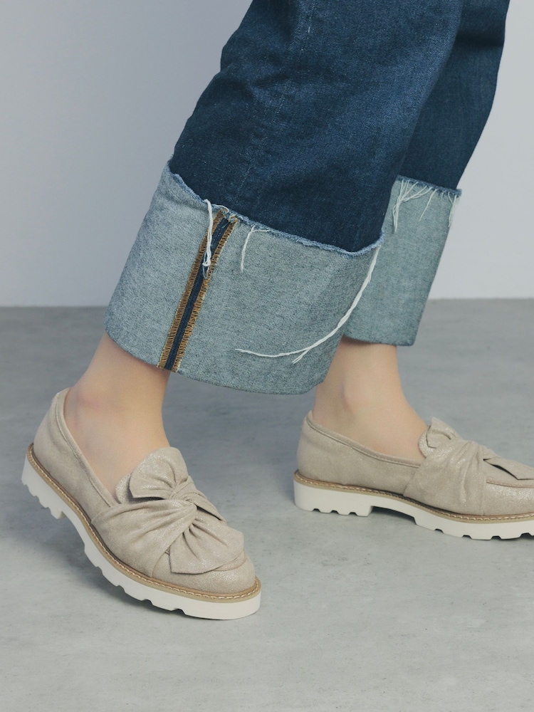 Moda in Pelle Eves Twisted Feature Comfort Loafers - Image 1 of 1