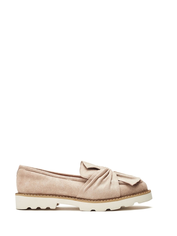 Moda in Pelle Eves Twisted Feature Comfort Loafers - Image 2 of 2
