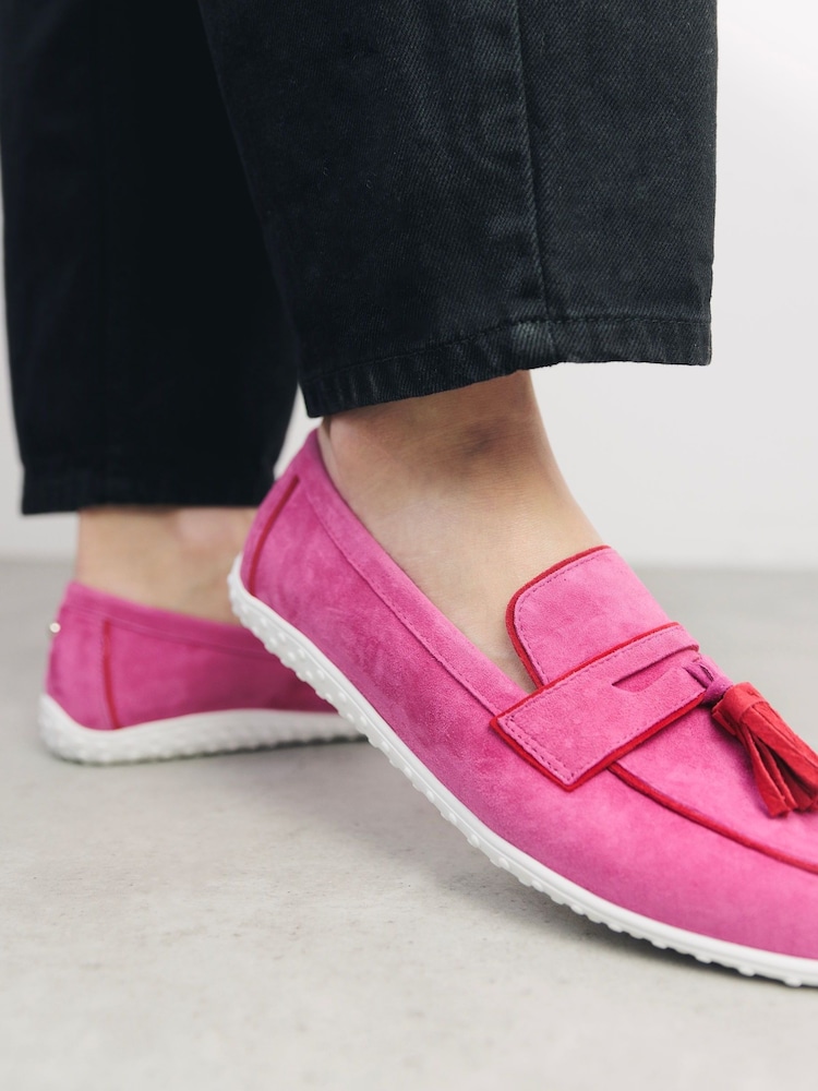Rosa - Moda in Pelle Elinia Tassel Detail Suede Loafers - Imagen 1 de 5 Rosa - Moda in Pelle Elinia Tassel Detail Suede Loafers - Imagen 1 de 5