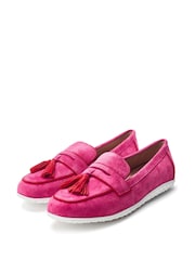 Moda in Pelle Elinia Tassel Detail Suede Loafers - Image 3 of 4