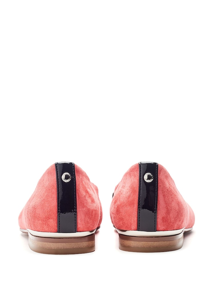 Moda in Pelle Fegra Snaffle Trim Square Toe Comfort Ballerinas - Image 4 of 4