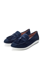 Moda in Pelle Elinia Tassel Detail Suede Loafers - Image 3 of 4