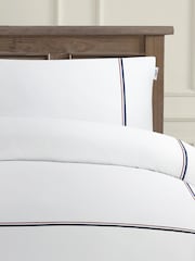 U.S. Polo Assn. Luxury Cotton Brand Stripe Duvet Set - Imagen 3 de 4