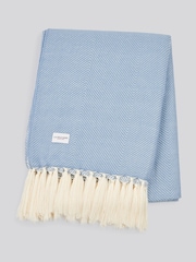 U.S. Polo Assn. Troposphere Luxury Herringbone Throw - Image 4 of 6