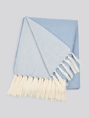 U.S. Polo Assn. Troposphere Luxury Herringbone Throw - Image 5 of 6