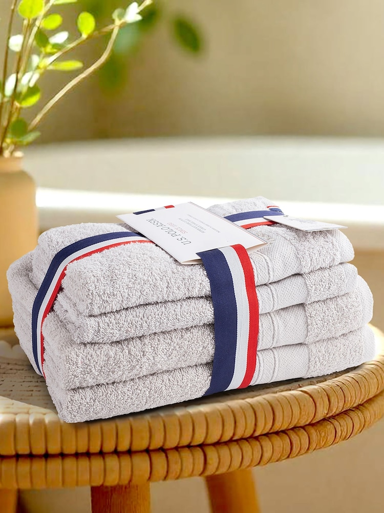 U.S. Polo Assn. Vapor Blue Super Soft Pure Cotton Towel Bale - Image 1 of 3