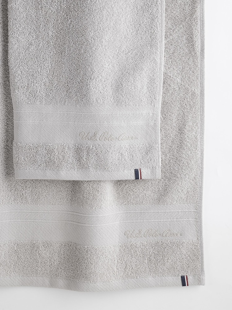 U.S. Polo Assn. Vapor Blue Super Soft Pure Cotton Towel Bale - Image 2 of 3