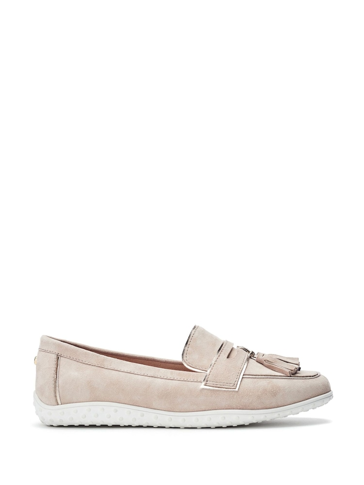 Moda in Pelle Elinia Tassel Detail Suede Loafers - Image 2 of 5 Moda in Pelle Elinia Tassel Detail Suede Loafers - Image 2 of 5