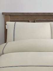 U.S. Polo Assn. Oatmeal Luxury Cotton Brand Stripe Duvet Set - Image 3 of 4