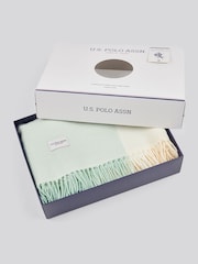 U.S. Polo Assn. Luxurious Soft Check Boxed Throw - Bild 5 von 6