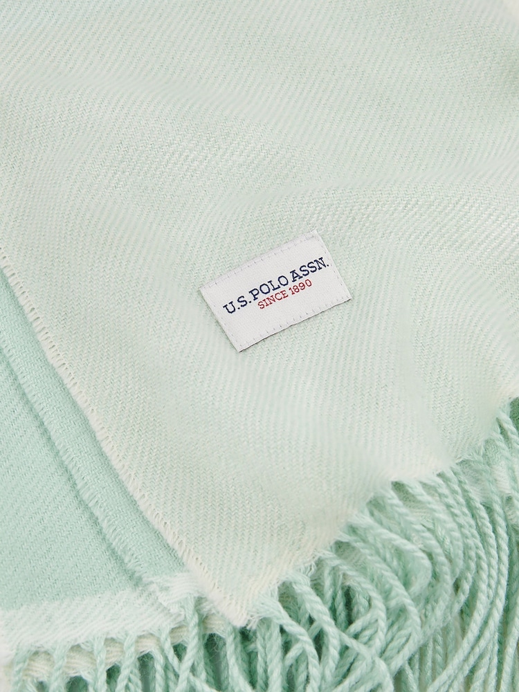 U.S. Polo Assn. Luxurious Soft Check Boxed Throw - Bild 6 von 6