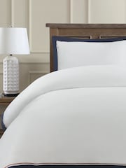U.S. Polo Assn. Bright White Luxury Cotton Border Duvet Set - Image 2 of 4