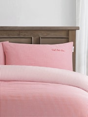 US Polo Assn. Хлопковый постельный комплект в клетку - Изображение 2 из 4