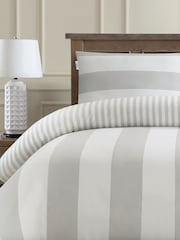 US Polo Assn. Хлопковый постельный комплект в полоску Pure - Изображение 2 из 4