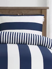 US Polo Assn. Хлопковый постельный комплект в полоску Pure - Изображение 3 из 4