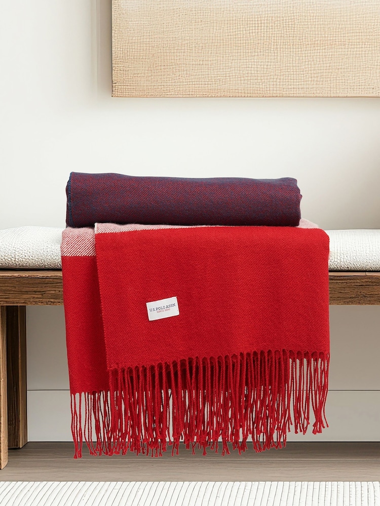 U.S. Polo Assn. Luxurious Stripe Throw - Bild 2 von 6