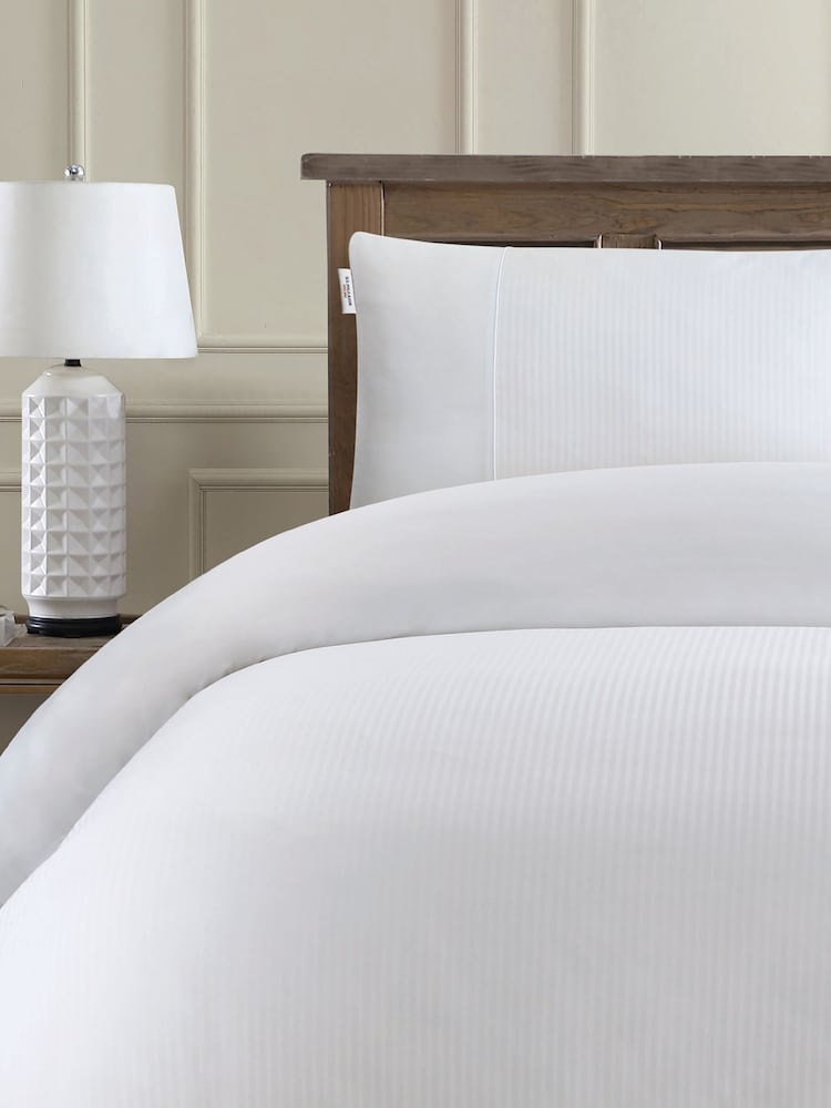 U.S. Polo Assn. Pure Cotton Dobby Stripe Duvet Set - Изображение 2 из 4