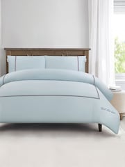 U.S. Polo Assn. Luxury Cotton Brand Stripe Duvet Set - Imagen 1 de 4