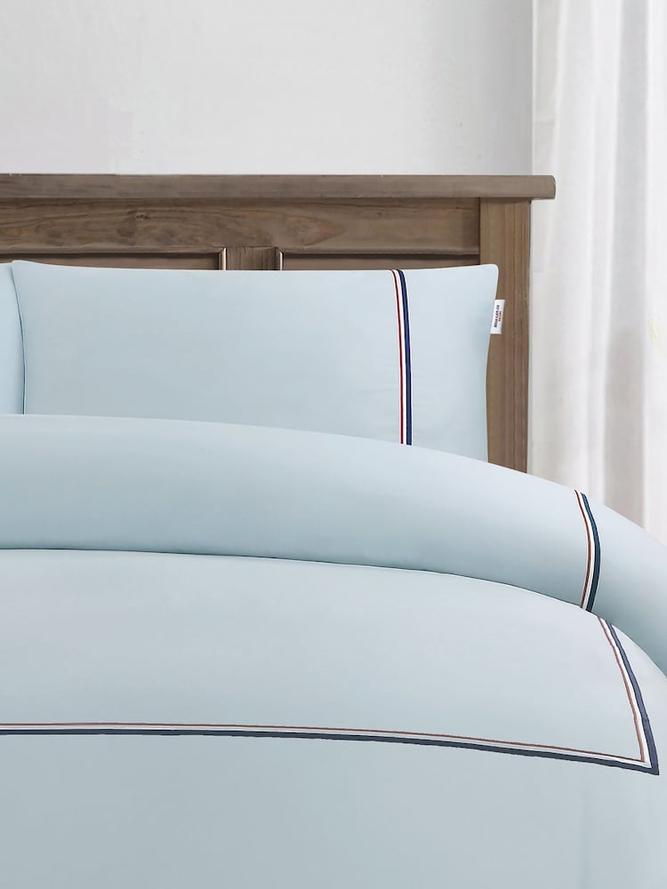 U.S. Polo Assn. Luxury Cotton Brand Stripe Duvet Set - Imagen 2 de 4