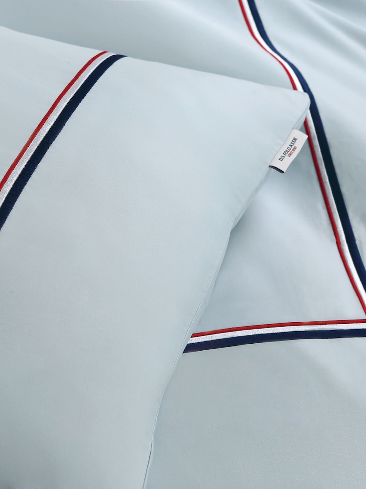 U.S. Polo Assn. Luxury Cotton Brand Stripe Duvet Set - Imagen 4 de 4