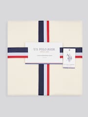 U.S. Polo Assn. Eggnog Luxury Herringbone Throw - Image 3 of 6