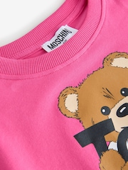 Moschino Pink Logo T-Shirt & Leggings Set - Image 3 of 5