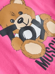 Moschino Pink Logo T-Shirt & Leggings Set - Image 4 of 5
