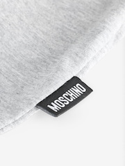 Moschino Grey Short Sleeve Logo T-Shirt - Image 4 of 4