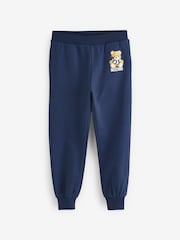 Moschino Blue Logo Cuffed Joggers - Image 1 of 4