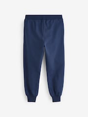 Moschino Blue Logo Cuffed Joggers - Image 2 of 4