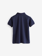Moschino Blue Logo Polo Shirt - Image 2 of 5