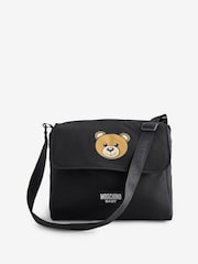 Moschino Black Baby Logo Changing Bag - Image 2 of 8