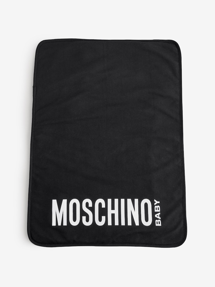 Moschino Black Baby Logo Changing Bag - Image 5 of 8
