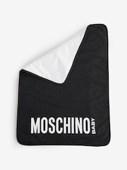Moschino Black Baby Logo Changing Bag - Image 6 of 8