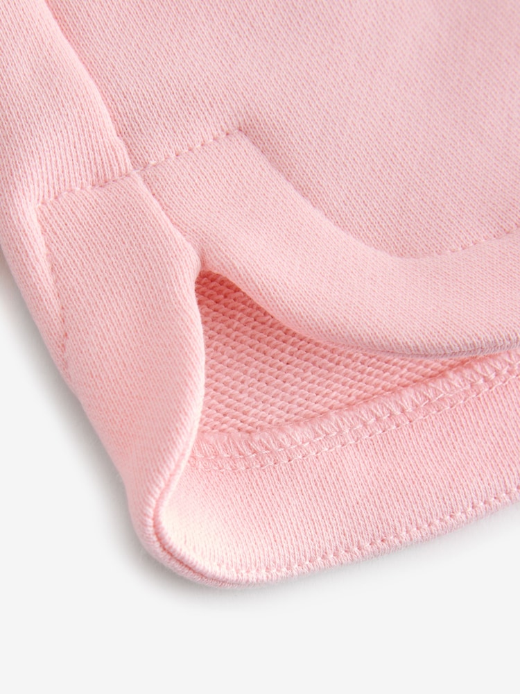 Moschino Pink Logo Jersey Shorts - Image 5 of 5