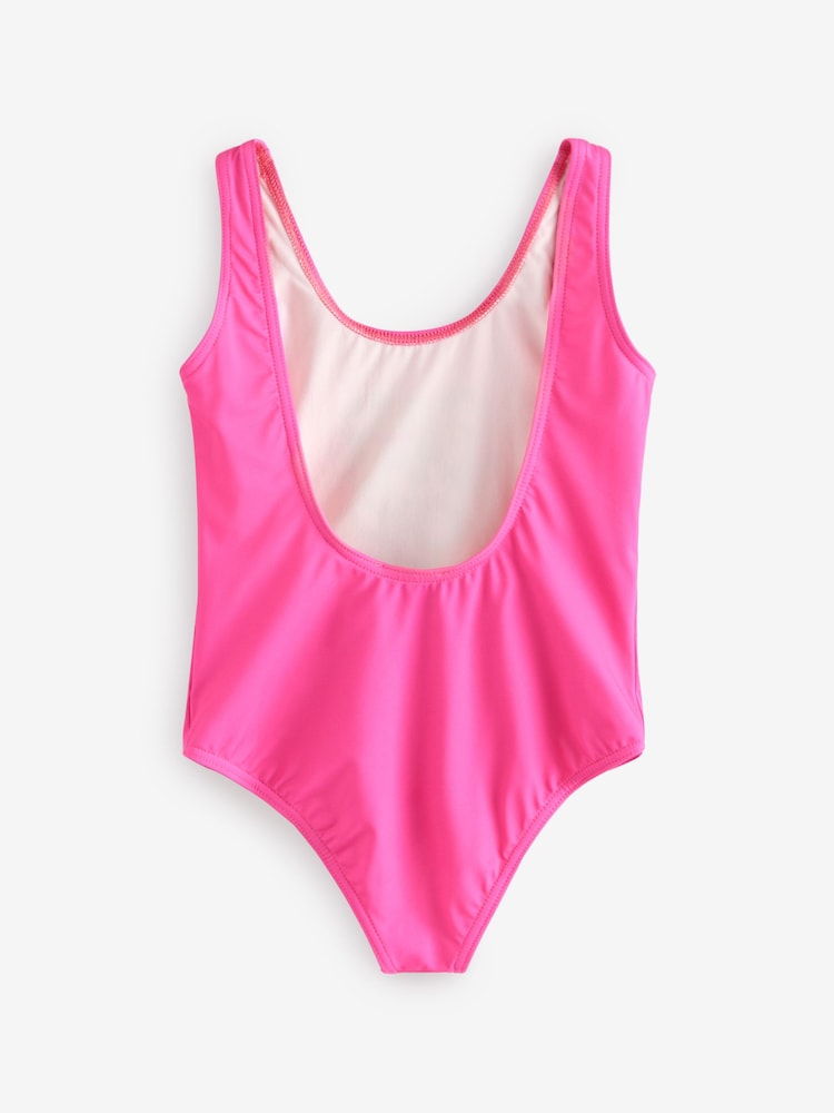 Moschino Pink Logo Swimsuit - Image 2 of 5