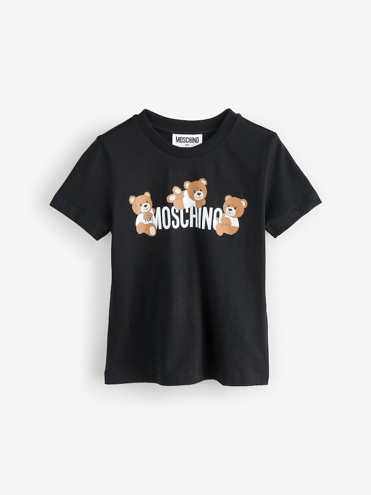 Moschino White Long Sleeve T-Shirts 2 Pack Giftset With Giftbox - Image 2 of 6