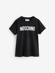 Moschino Black Short Sleeve Logo T-Shirt - Image 1 of 4