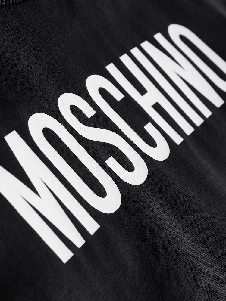 Moschino Black Short Sleeve Logo T-Shirt - Image 4 of 4