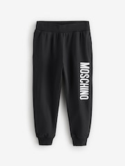 Moschino Black Logo Cuffed Joggers - Image 1 of 5