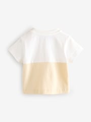 Moschino Natural Baby Short Sleeve Logo T-Shirt With Giftbox - Image 2 of 5