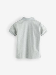 Gris - Moschino Logo Polo Shirt - Imagen 2 de 5