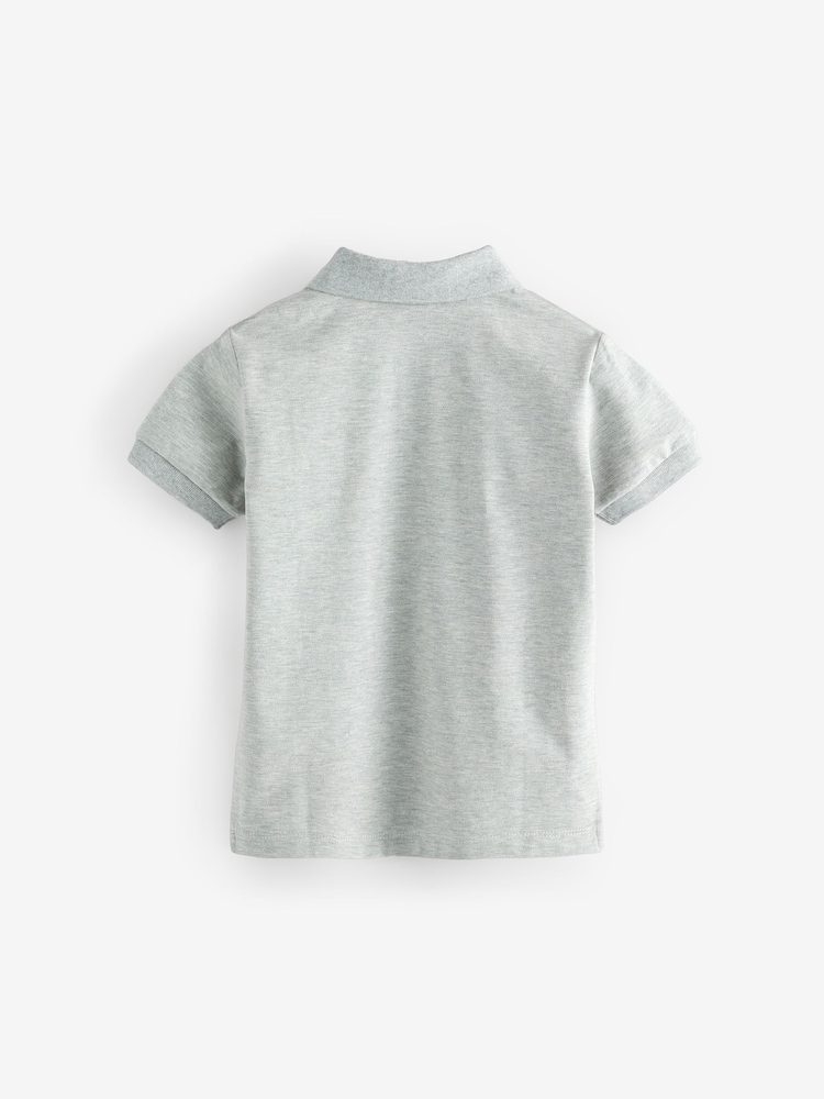 Gris - Moschino Logo Polo Shirt - Imagen 2 de 5