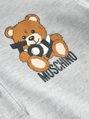 Gris - Moschino Logo Polo Shirt - Imagen 4 de 5