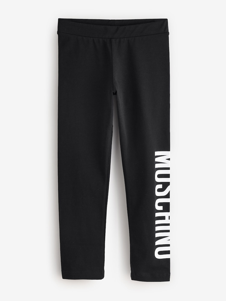 Moschino Black Logo Leggings - Image 1 of 4