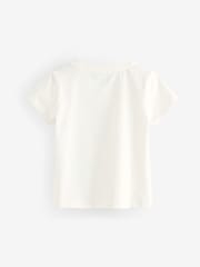 Moschino Logo Short Sleeve T-Shirt With Love Heart Graphic - Image 2 of 5